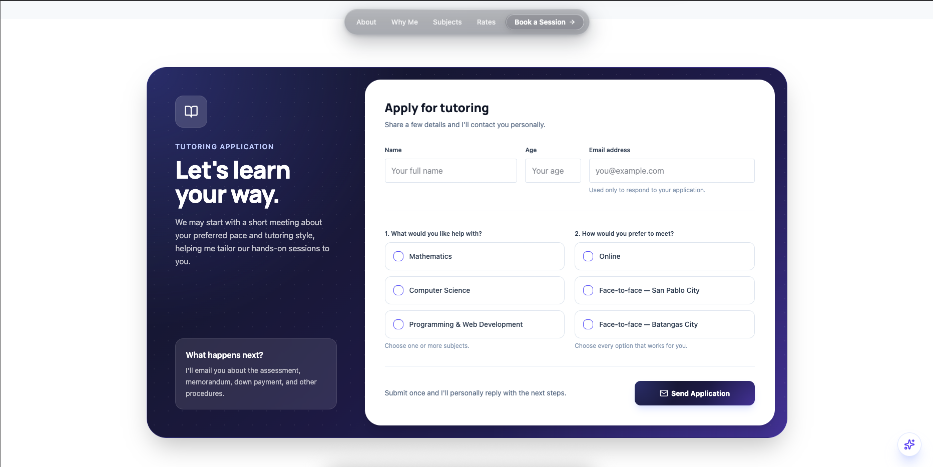 Learn with L project screenshot